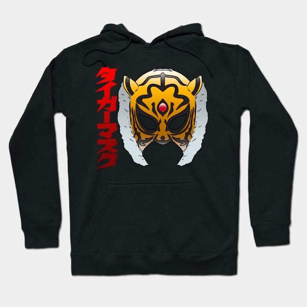 Tiger mask basic fancy Hoodie by AJSMarkout